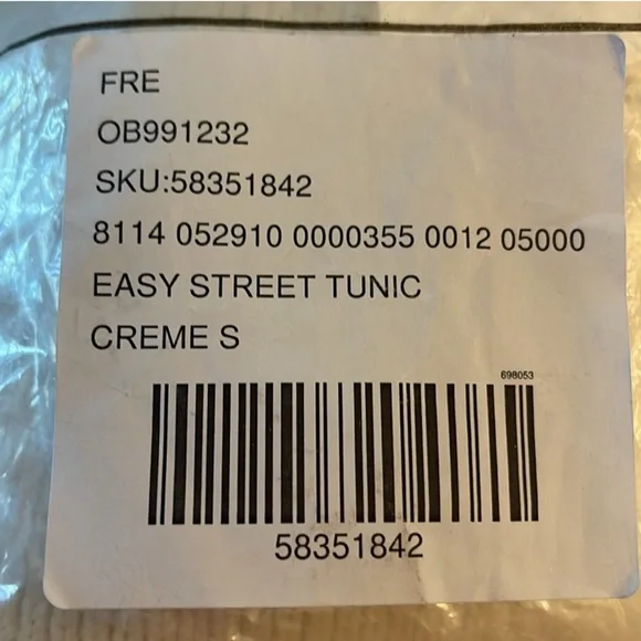 Free People Easy Street Tunic Creme - Picture 7 of 7